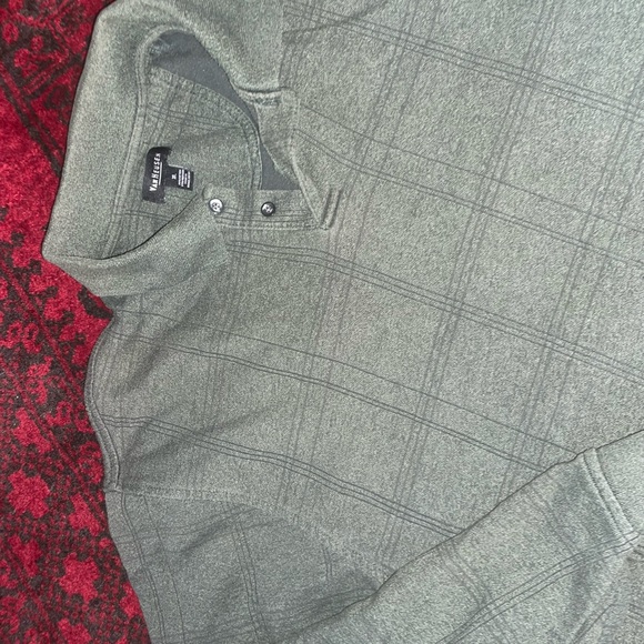 Van Heusen mens green grunge sweater - Picture 2 of 3